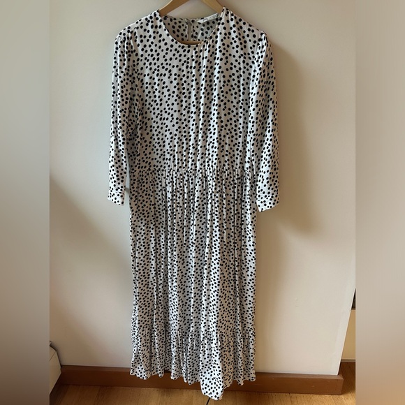 Zara polka dot midi dress - Picture 2 of 5